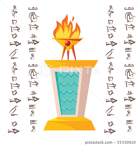 Antique altar for religious offering and burn fire Antique altar for religious offering and burn fire 55330920