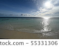 The beach in Maldives 55331306
