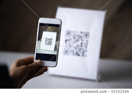 QR code smartphone QR code smartphone 55332504