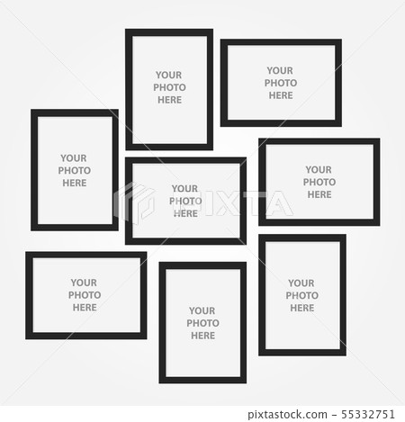 collection of frame photo illustration vector  55332751
