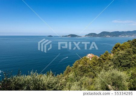 Gulf of La Spezia and Tellaro village - Italy 55334295