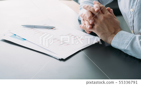 business conference chief executive desk graphs business conference chief executive desk graphs 55336791