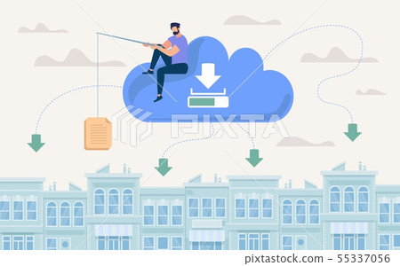 Advertising Poster Document Storage in Cloud. Advertising Poster Document Storage in Cloud. 55337056