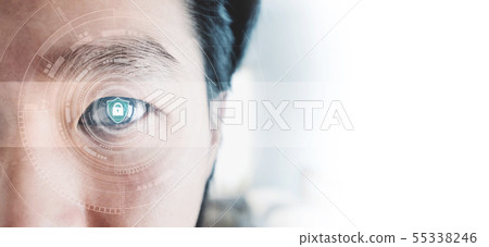 Futuristic security system technology Futuristic security system technology 55338246