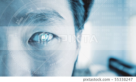 Futuristic security system technology 55338247