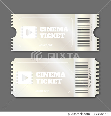 Silver cinema ticket Silver cinema ticket 55338332
