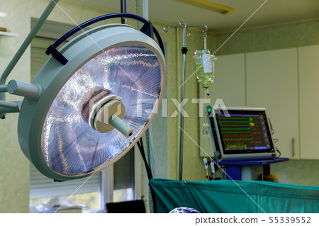 Close Up of Surgery Lamp on operating room with 55339552
