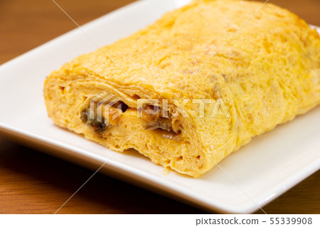 Umagaki (Umaki). Grilled eel with eel grilled egg. 55339908