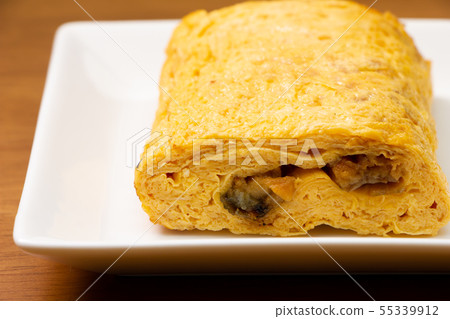 Umagaki (Umaki). Grilled eel with eel grilled egg. 55339912