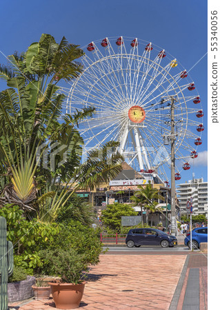 Ferris wheel of Mihama Carnival Park in American Village of Okinawa Ferris wheel of Mihama Carnival Park in American Village of Okinawa 55340056