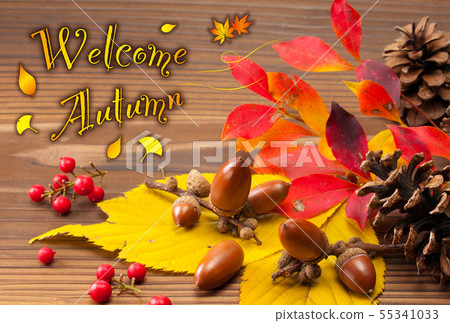 Autumn card 55341033