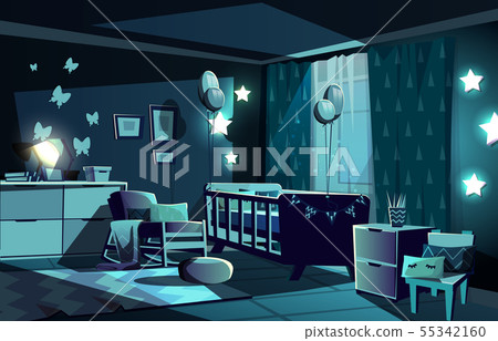 newborn kid, nursery room. Montessori concept newborn kid, nursery room. Montessori concept 55342160