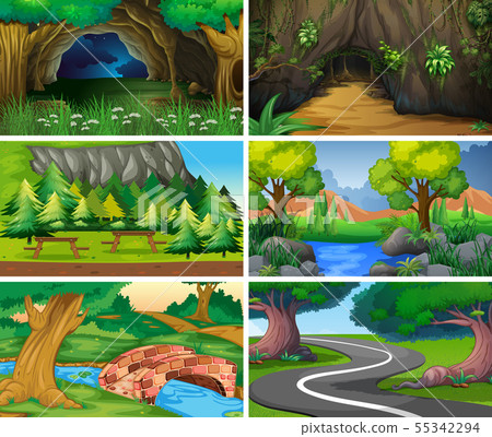 Empty, blank landscape nature scenes Empty, blank landscape nature scenes 55342294