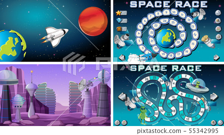 Set of space games 55342995