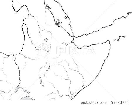 World Map of NUBIA, ETHIOPIA, SOMALIA: Kush, Punt. World Map of NUBIA, ETHIOPIA, SOMALIA: Kush, Punt. 55343751