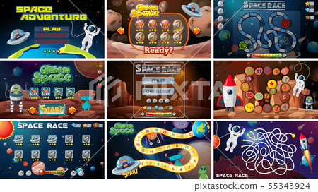 Set of space games Set of space games 55343924