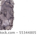 Black watercolor background 55344805