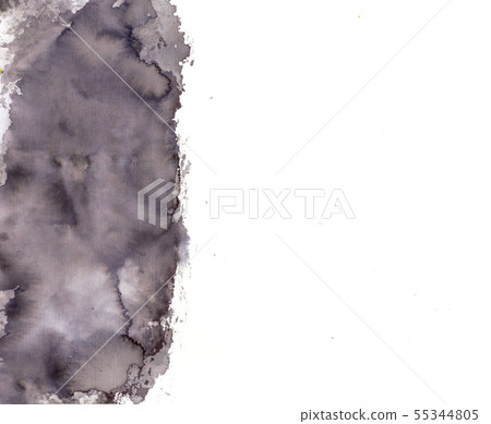 Black watercolor background 55344805