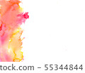 orange yellow watercolor background 55344844