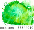 green watercolor background 55344910
