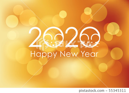 新年2020年模板 55345311