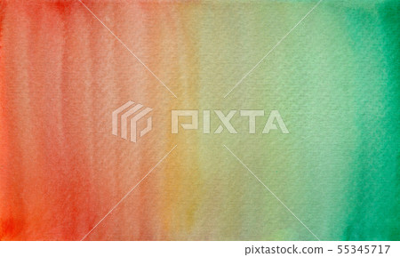 Horizontal gradient green to red watercolor Horizontal gradient green to red watercolor 55345717