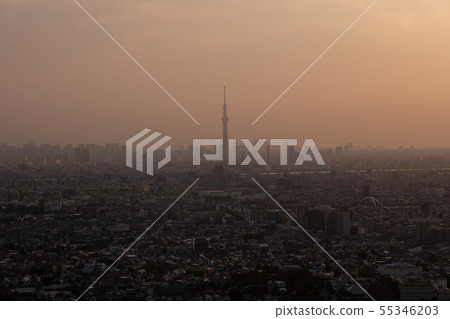Tokyo Sky Tree 2020 Olympic Games Country Skyscrapers Sky Clouds Landscape Tokyo Sky Tree 2020 Olympic Games Country Skyscrapers Sky Clouds Landscape 55346203