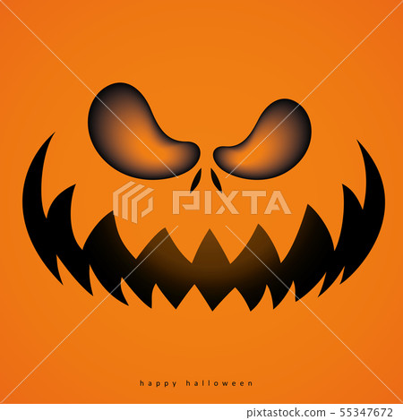 halloween pumpkins face,Autumn holidays,vector 55347672
