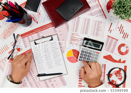 Business reports, data tables and charts - Business reports, data tables and charts - 55349599