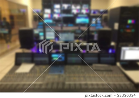 Blur image video switch of Television Broadcast. 55350354