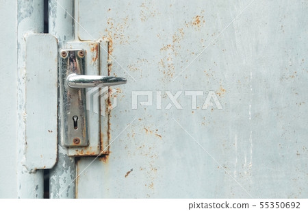 Lock and Door Handle on The Door Lock and Door Handle on The Door 55350692