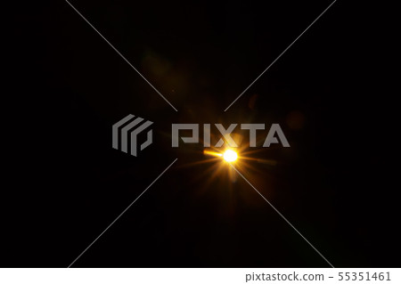 Abstract Natural Sun flare on the black Abstract Natural Sun flare on the black 55351461