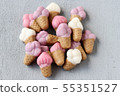 ice cream shape jelly candies 55351527