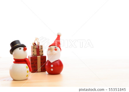 Christmas ornaments on the table Christmas ornaments on the table 55351845
