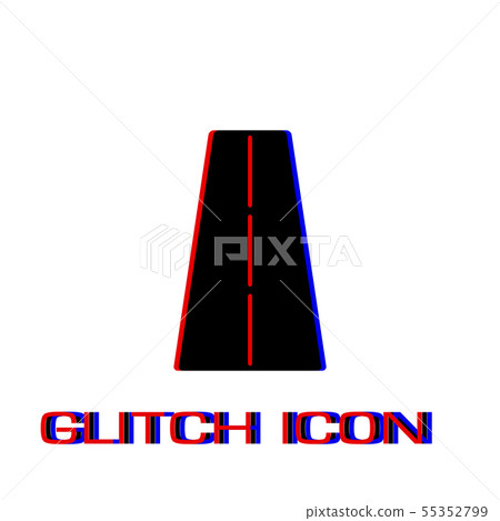 Road icon flat. 55352799