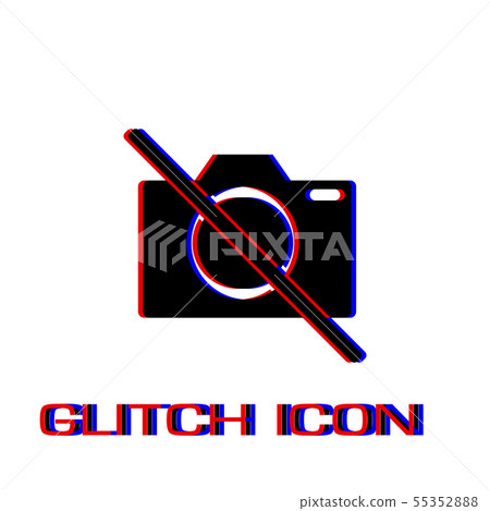 No photo camera icon flat. No photo camera icon flat. 55352888