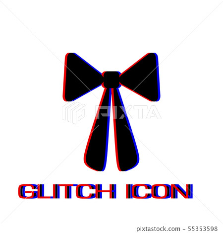 Bow icon flat. Bow icon flat. 55353598