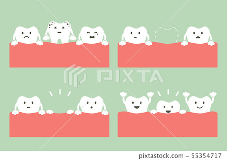 step of caries to first teeth step of caries to first teeth 55354717