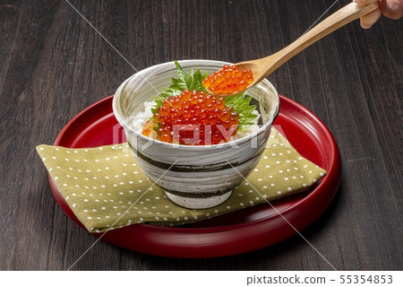 Soy sauce pickles with delicious salmon roe in Hokkaido 55354853