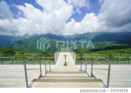 Hakuba Mountain Harbor, overlooking Hakuba Mountain Range from the terrace 55354929