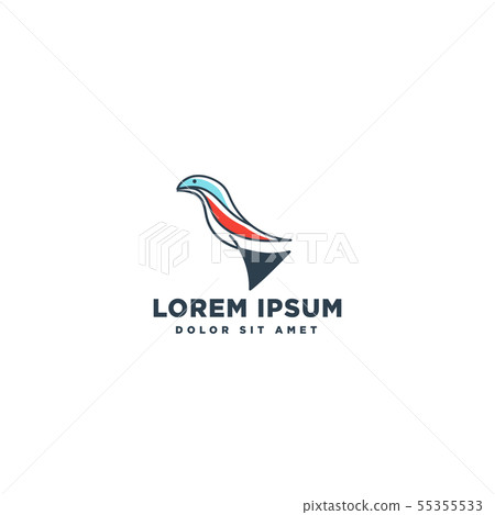 Birds, Dove, Pigeon, Logo template vector 55355533