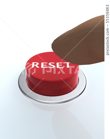 CG 3D例證3D設計材料個人計算機按鈕開關決定推擠 55356863