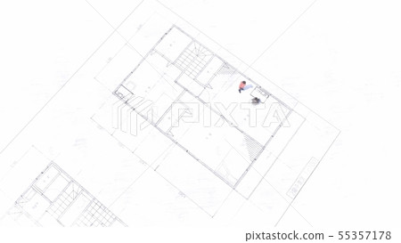 Housing design person with people CG10 55357178