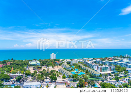Beautiful outdoor landscape and cityscape of hua hin 55358623