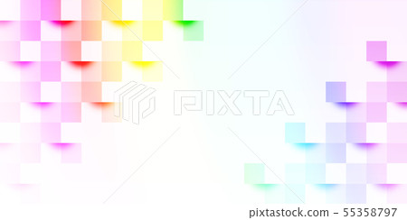 Rainbow colorful geometry background Rainbow colorful geometry background 55358797