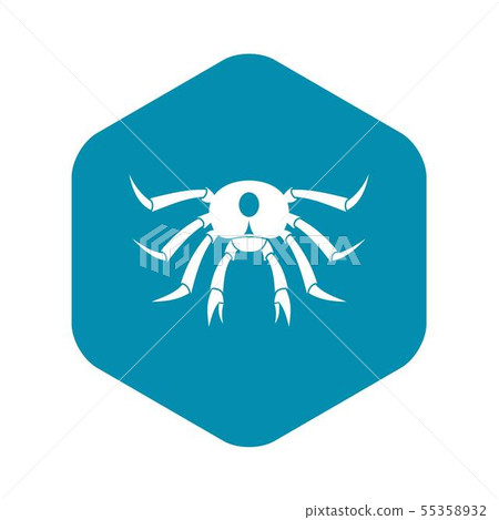 Crab seafood icon, simple style Crab seafood icon, simple style 55358932