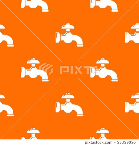 Water tap pattern vector orange Water tap pattern vector orange 55359050