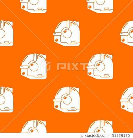 Construction roulette pattern vector orange 55359170