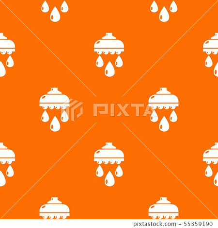 Shower head pattern vector orange 55359190