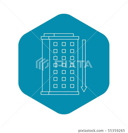 Building icon, outline style Building icon, outline style 55359265